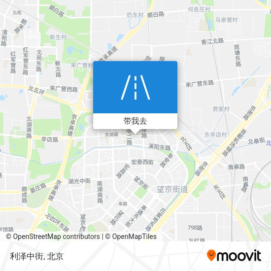 利泽中街地图