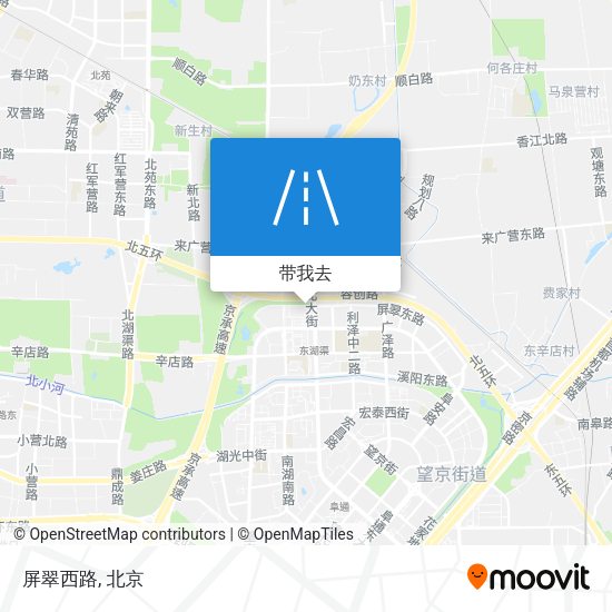 屏翠西路地图