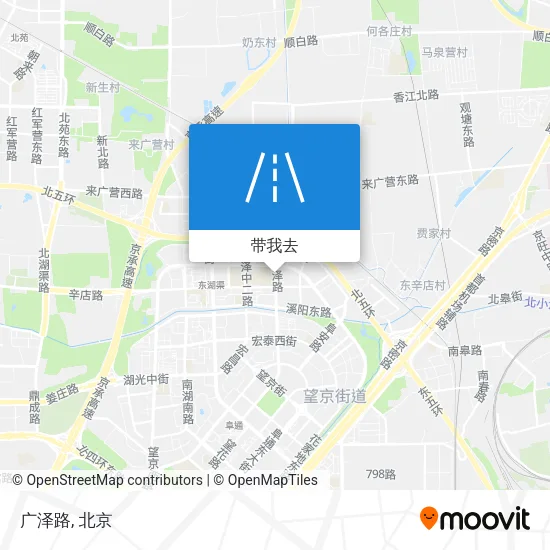 广泽路地图