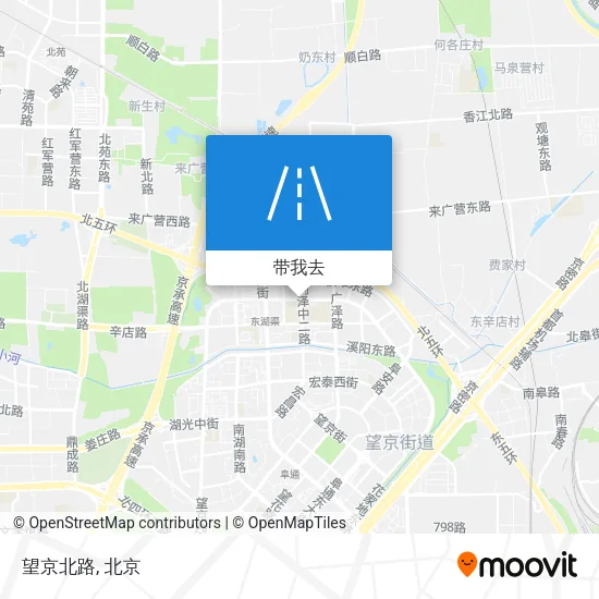 望京北路地图