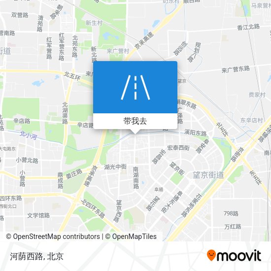 河荫西路地图