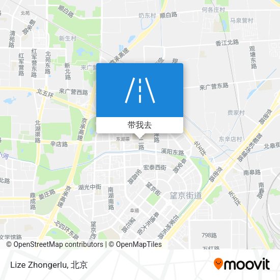 Lize Zhongerlu地图