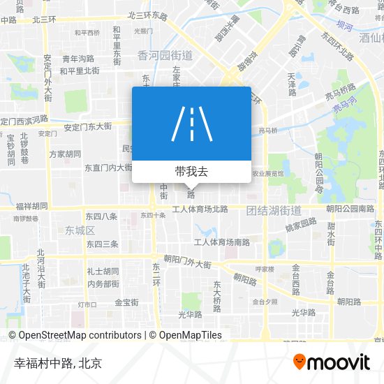 幸福村中路地图