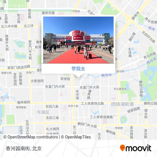 香河园南街地图