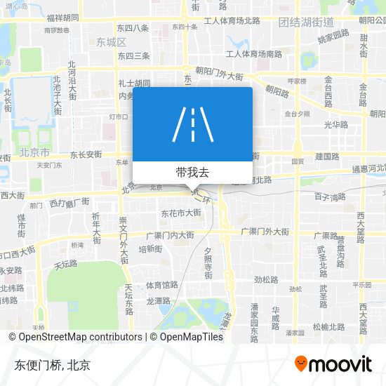 东便门桥地图