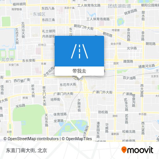 东直门南大街地图