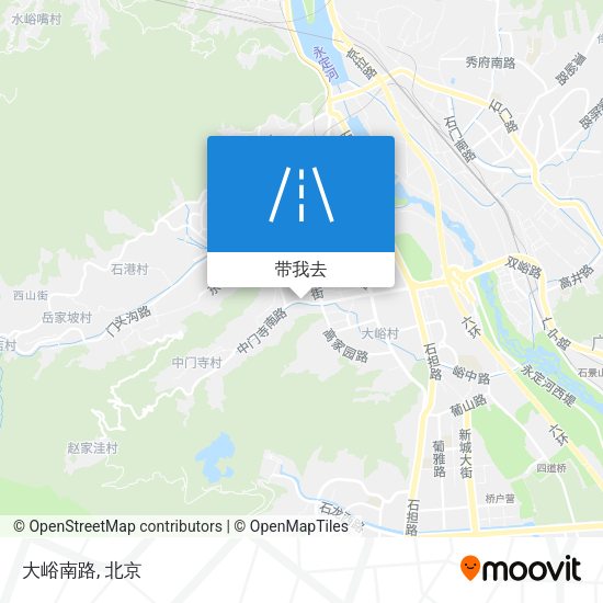 大峪南路地图