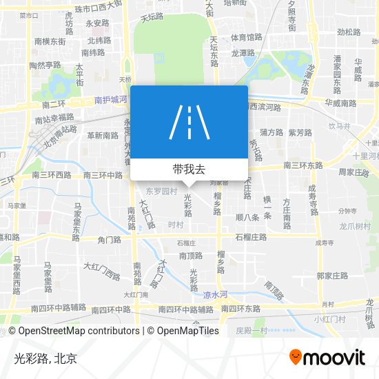 光彩路地图