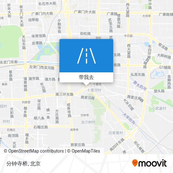 分钟寺桥地图