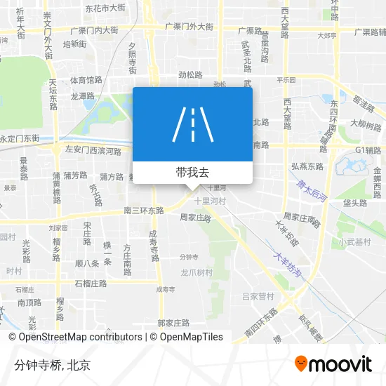 分钟寺桥地图