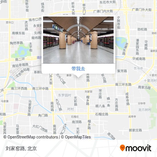 刘家窑路地图