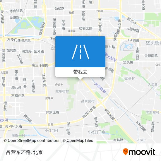 吕营东环路地图