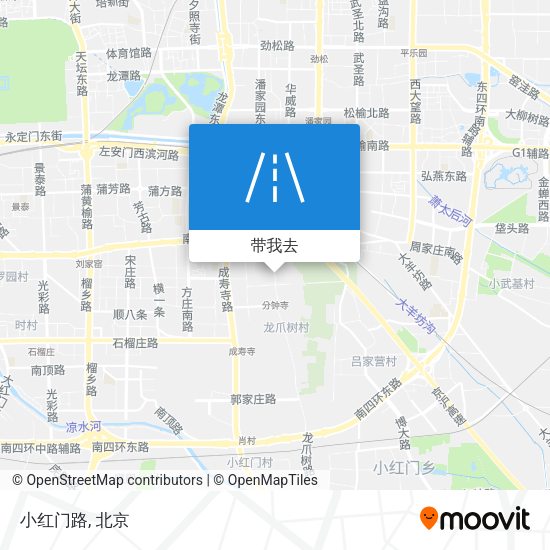 小红门路地图