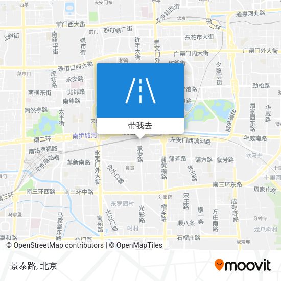 景泰路地图