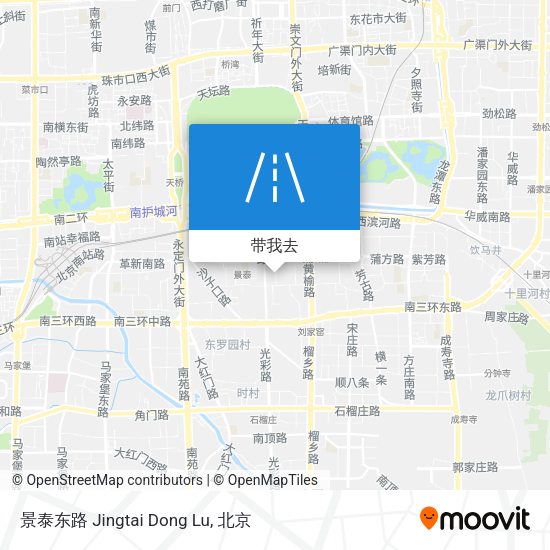景泰东路 Jingtai Dong Lu地图