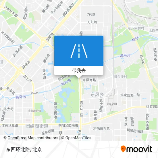 东四环北路地图
