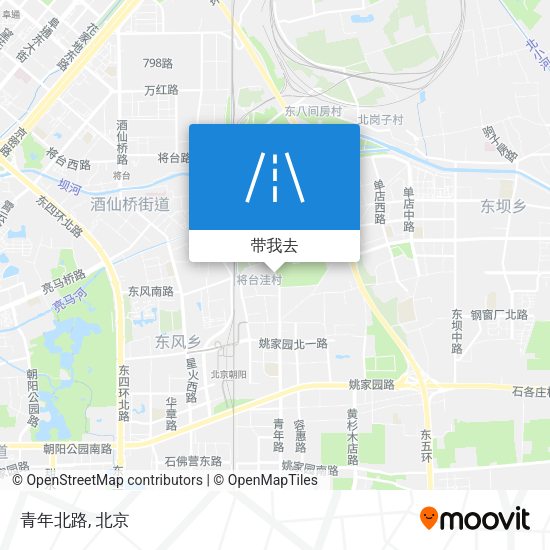 青年北路地图