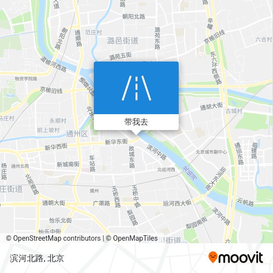滨河北路地图