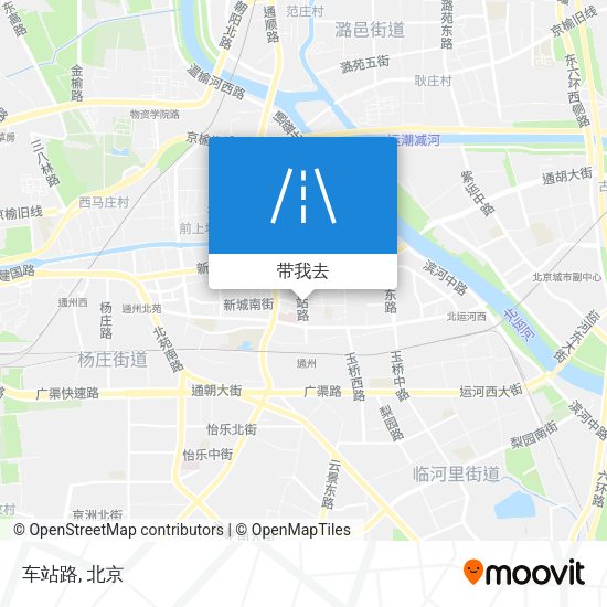 车站路地图