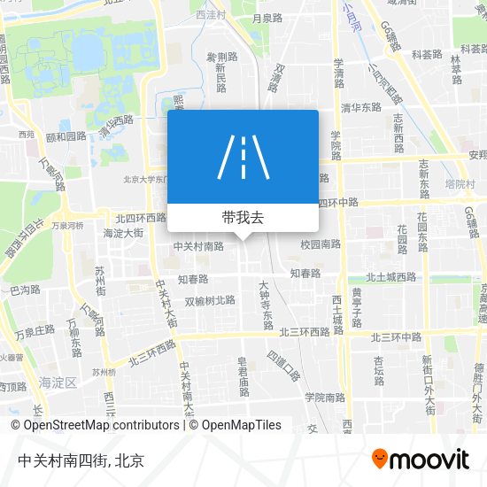 中关村南四街地图