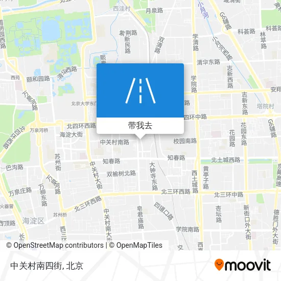中关村南四街地图