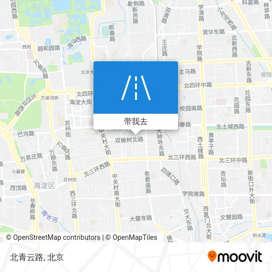 北青云路地图