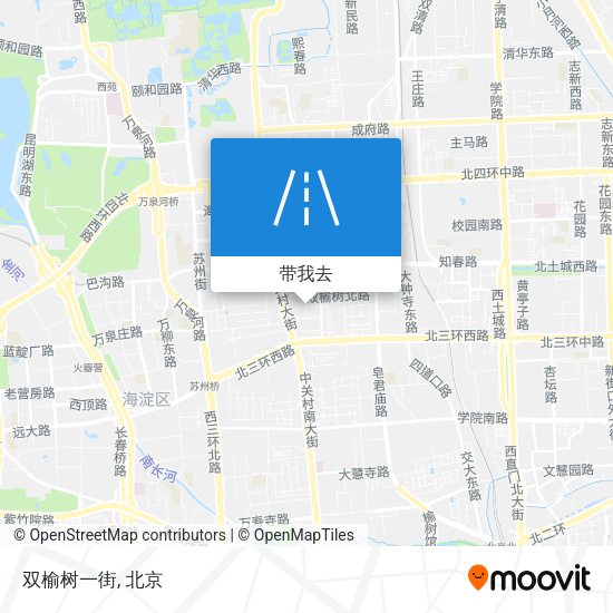 双榆树一街地图