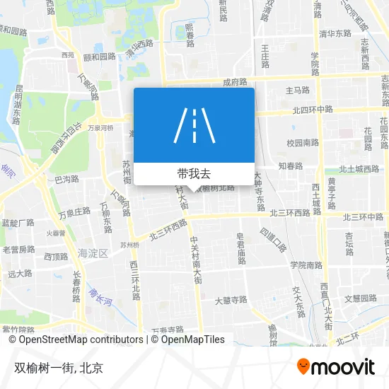 双榆树一街地图