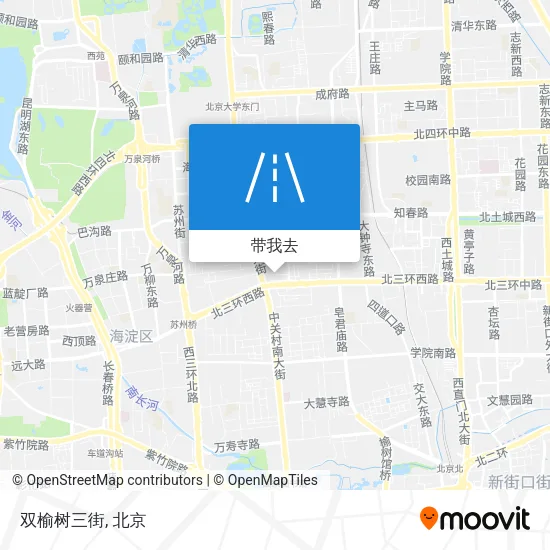 双榆树三街地图