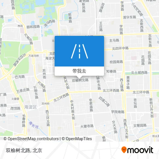 双榆树北路地图