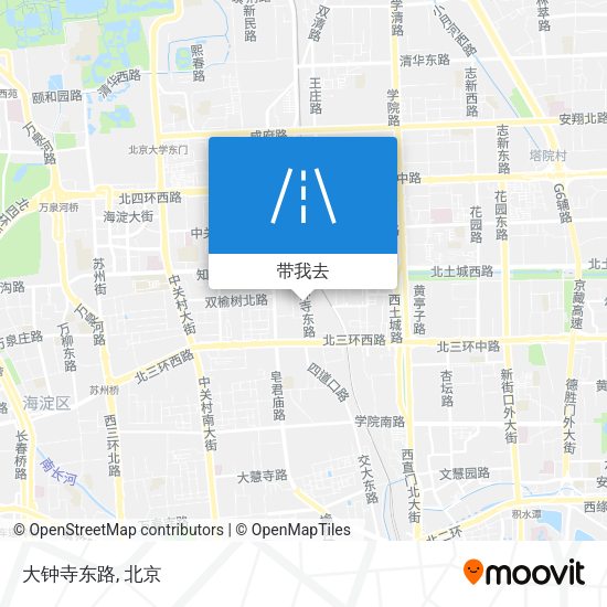 大钟寺东路地图