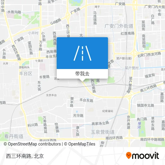 西三环南路地图