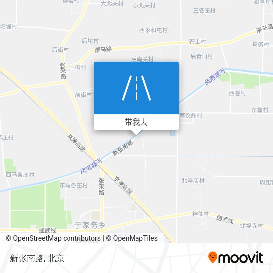 新张南路地图