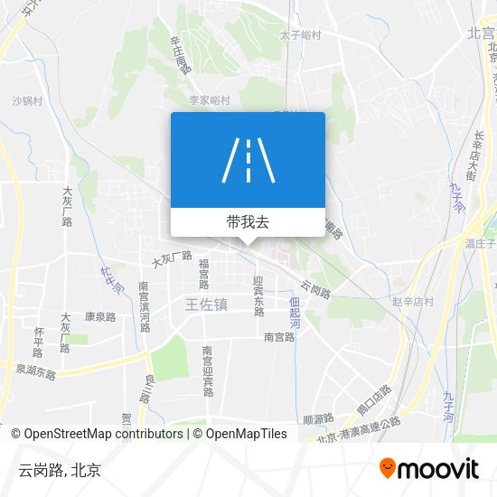 云岗路地图
