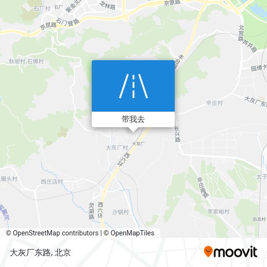 大灰厂东路地图