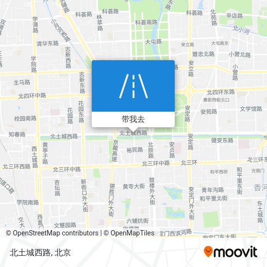 北土城西路地图