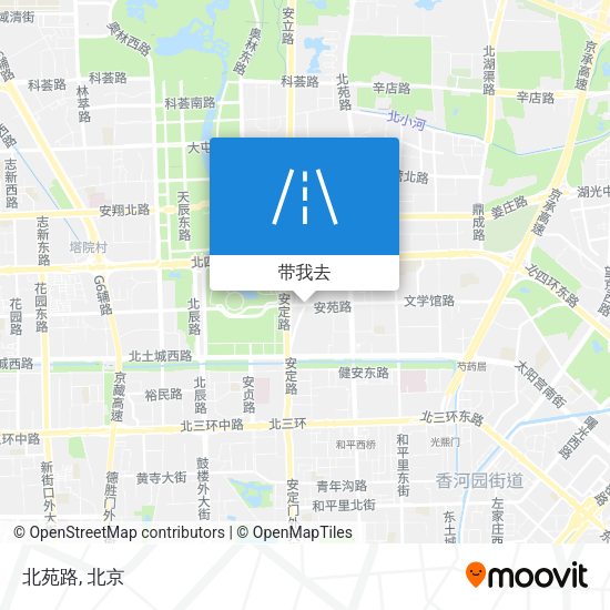 北苑路地图