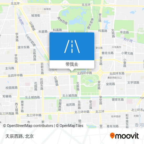 天辰西路地图