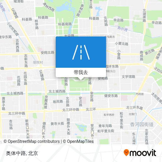 奥体中路地图