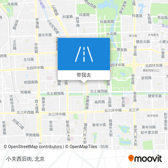 小关西后街地图