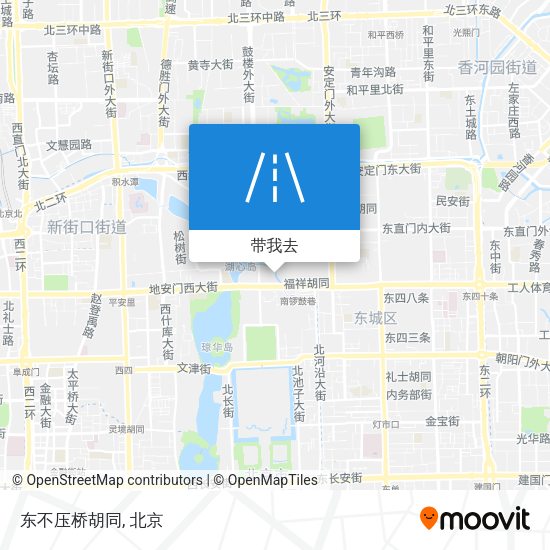 东不压桥胡同地图