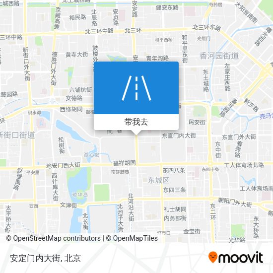 安定门内大街地图