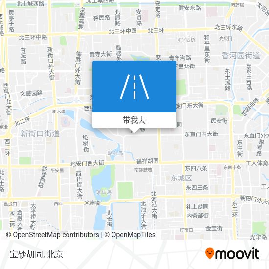 宝钞胡同地图