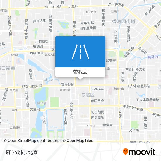 府学胡同地图