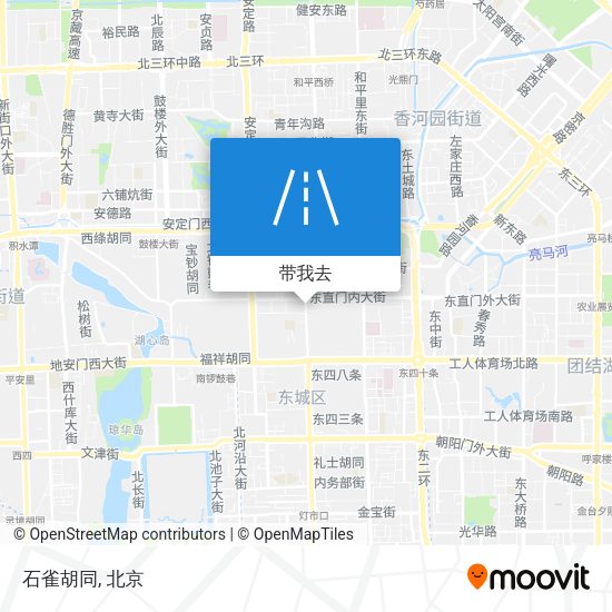 石雀胡同地图