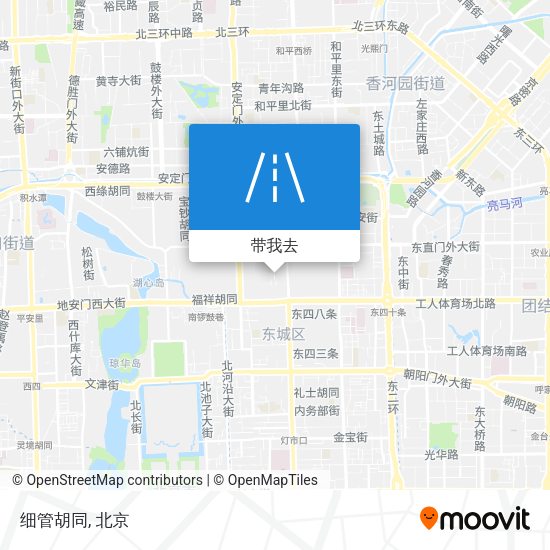 细管胡同地图