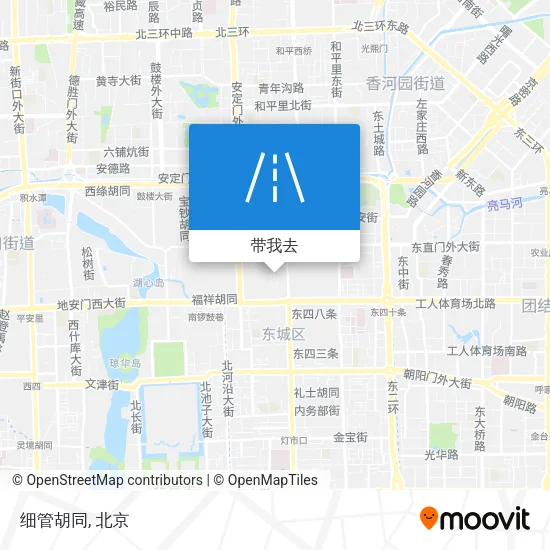 细管胡同地图