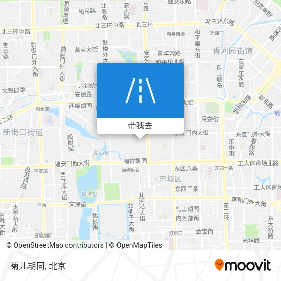 菊儿胡同地图