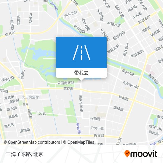 三海子东路地图