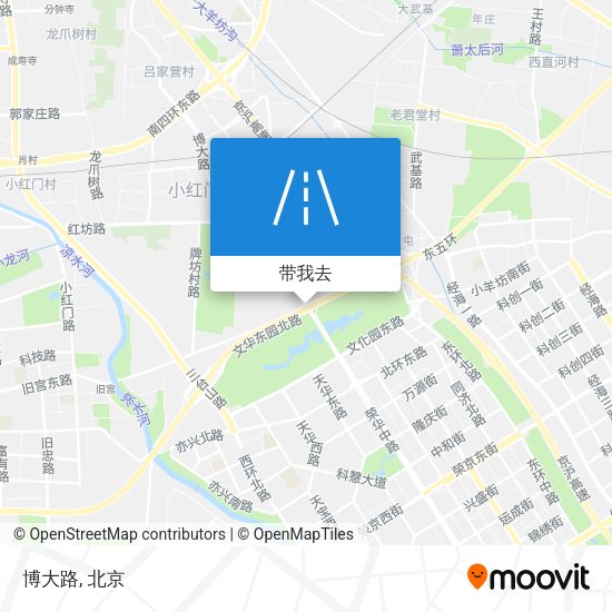 博大路地图